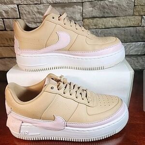 Nike Air Force 1 Jester XX Bio Beige Pink Force Special Edition Sz 7